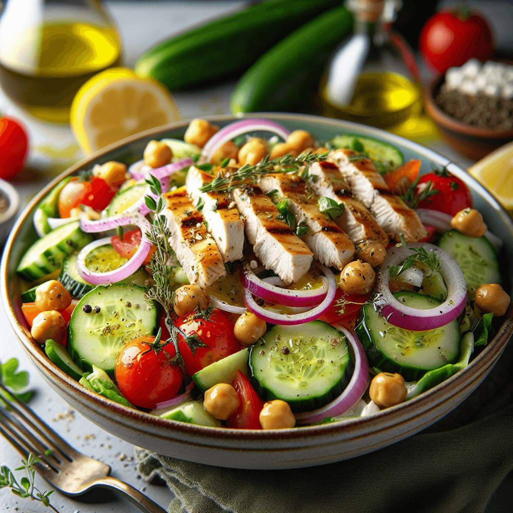 High-Protein Organic Greek Salad