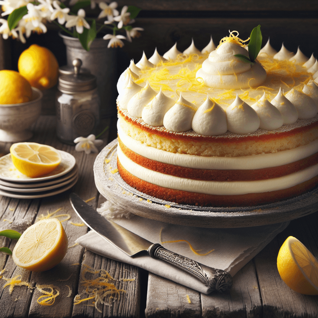 Lemon Bliss Cream Torte