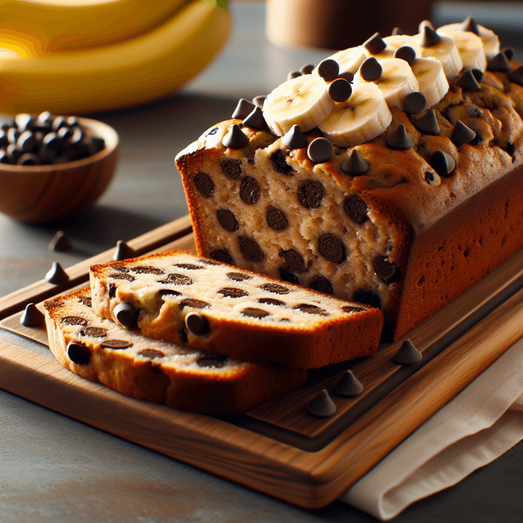 High-Protein Gluten-Free Dairy-Free Chocolate Chip Banana Bread