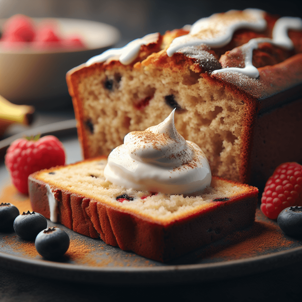 High-Protein, Low-Fat Banana Bread