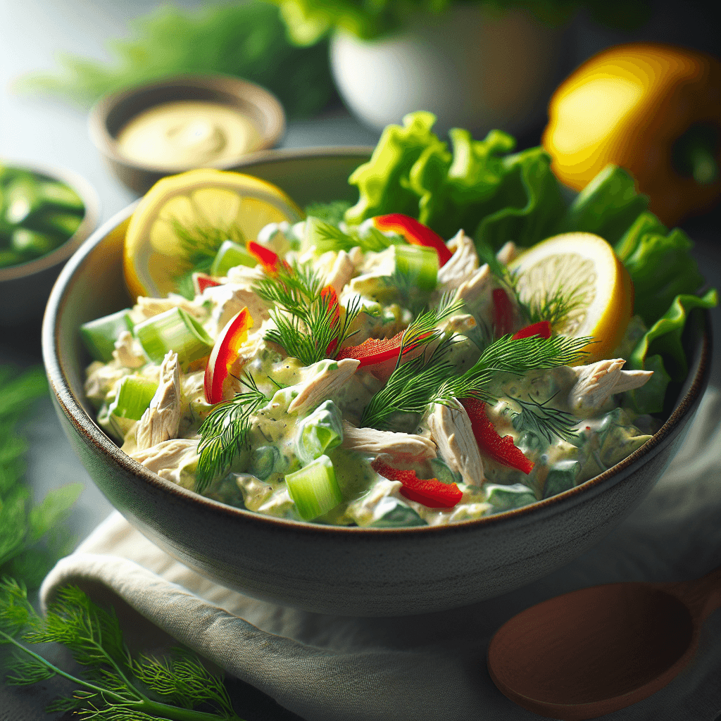 Creamy Lemon Chicken Salad