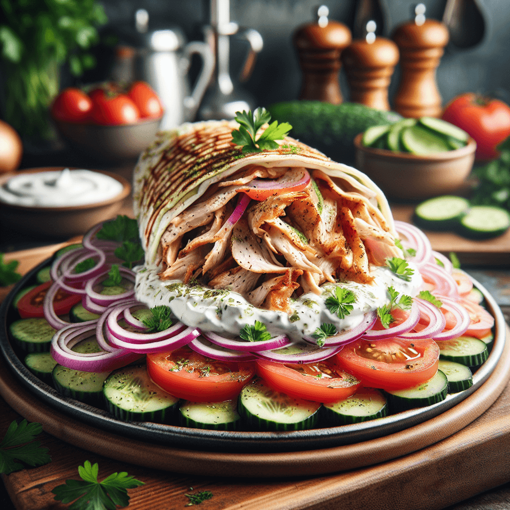 Keto Mediterranean Chicken Shawarma