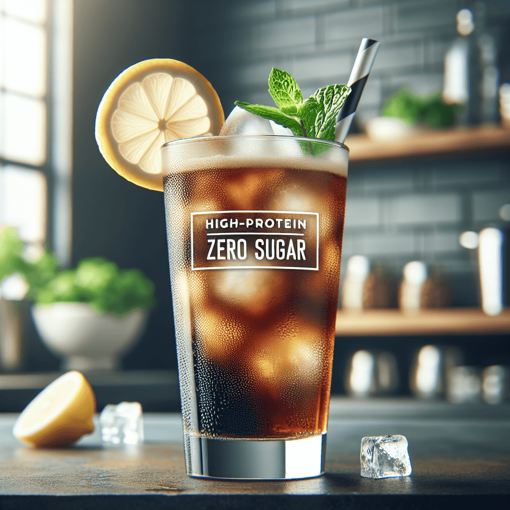 Healthy High-Protein Zero Sugar "Pepsi" Inspired Sparkling Drink