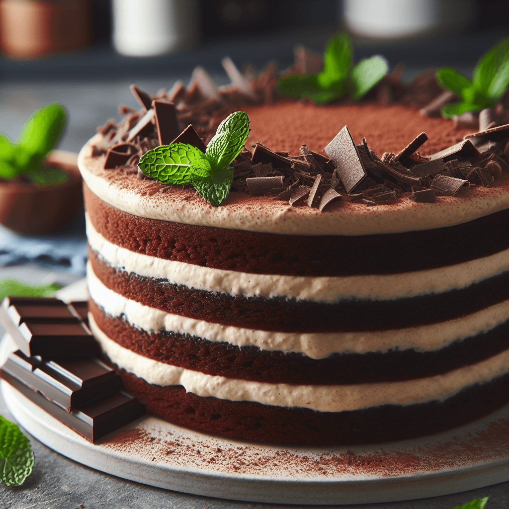 Healthy Gluten-Free Chocolate Cake with Dairy-Free Vanilla Cream Filling