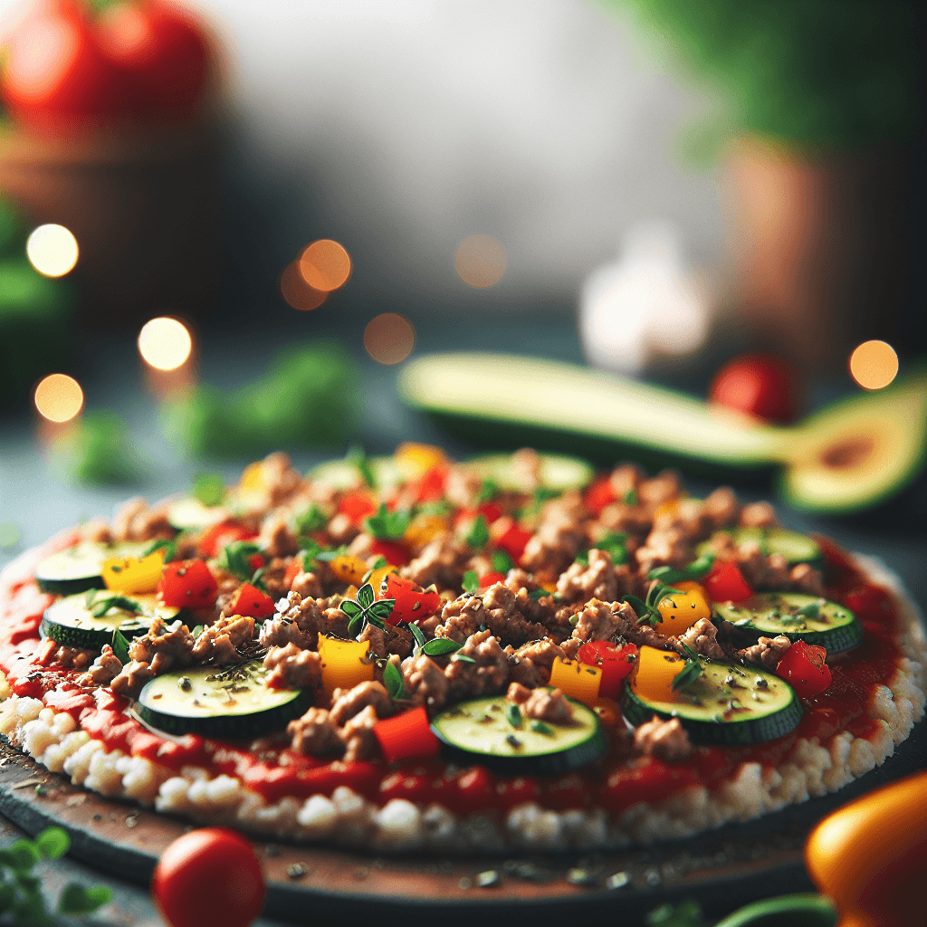 High-Protein Gluten-Free Organic Pizza