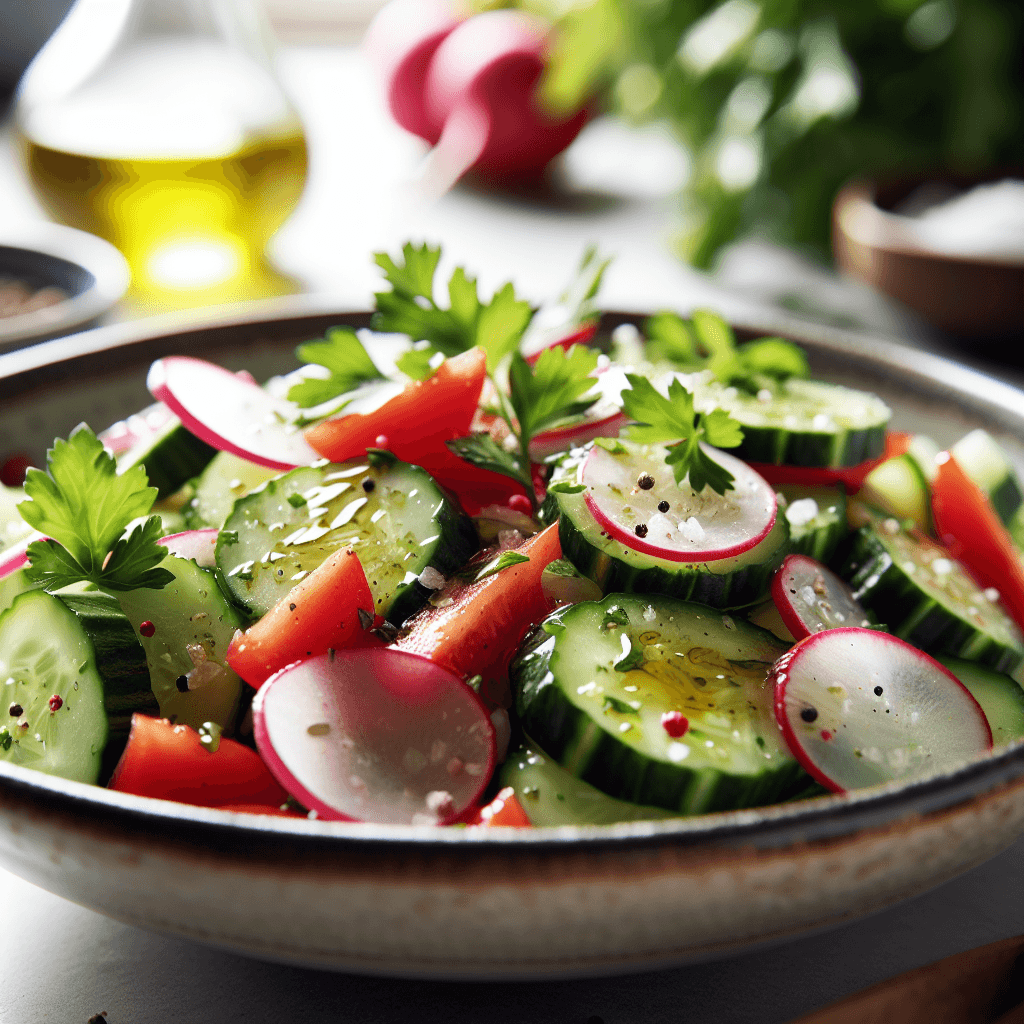 Crisp and Refreshing Cucumber Salad