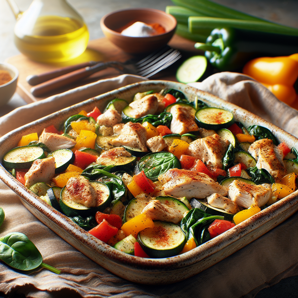 Health Protein Low Calorie Chicken Bake