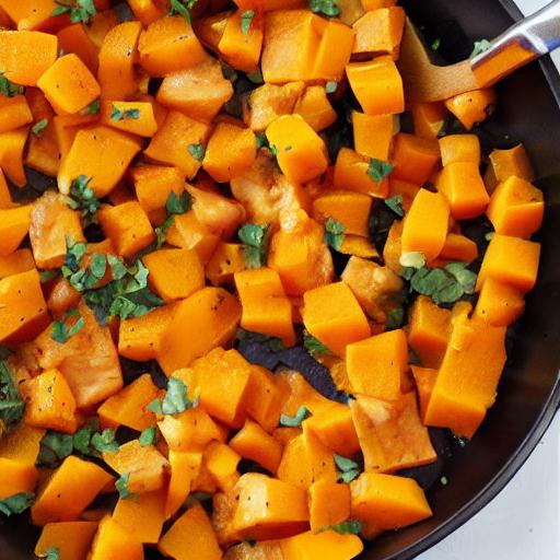 Butternut Squash and Chicken Skillet