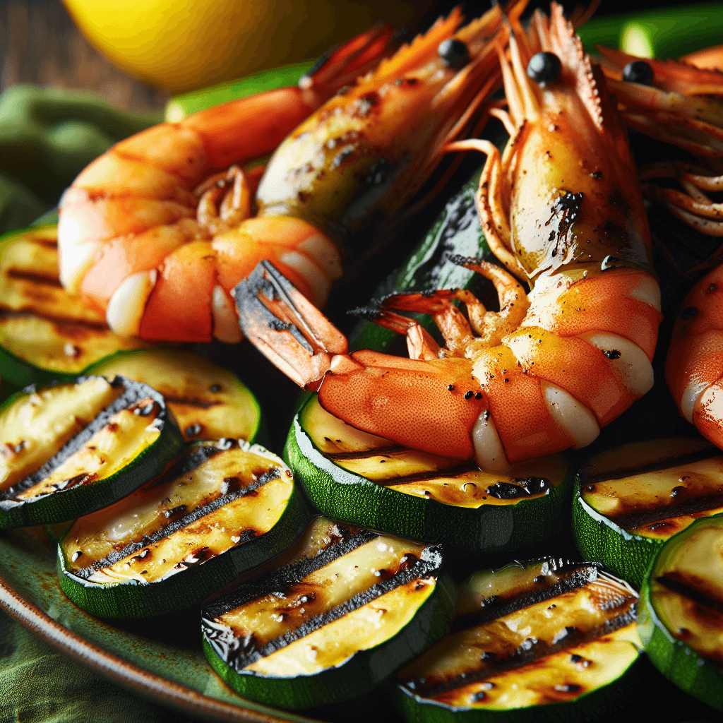 Cajun Grilled Shrimp and Zucchini