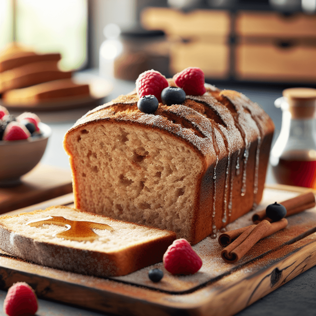 High-Protein Gluten-Free Cinnamon Sugar Bread