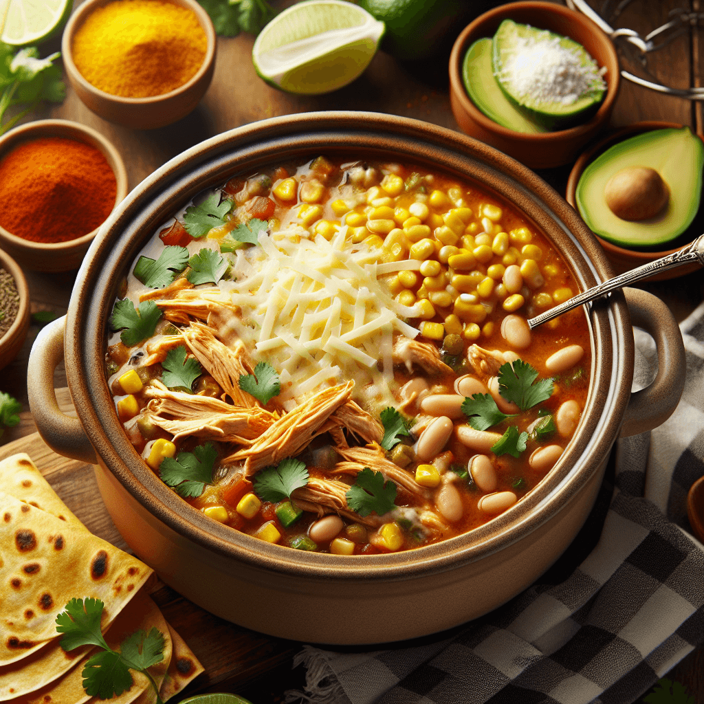 Chicken Enchilada Slow Cooker Soup