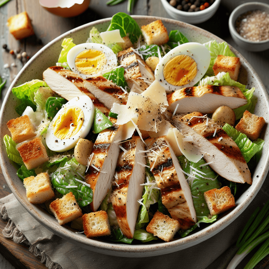 Healthy Protein-Packed Caesar Salad