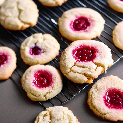 Gluten-Free Sugar-Free Raspberry Lemon Cookies