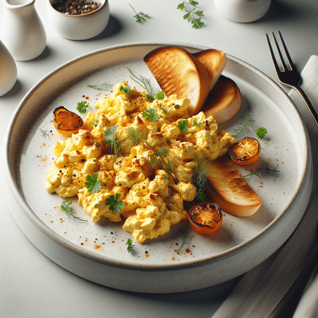 Gourmet Savory Scrambled Eggs