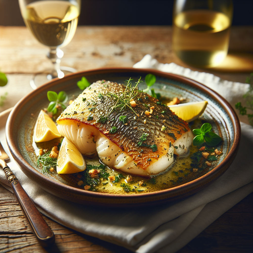 Herb-Crusted Baked Cod