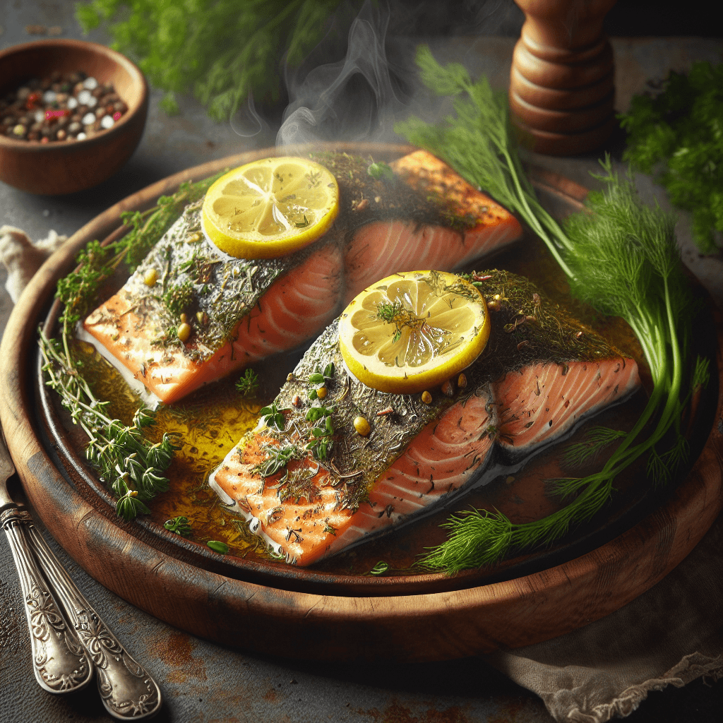 Herb-Infused Lemon Salmon