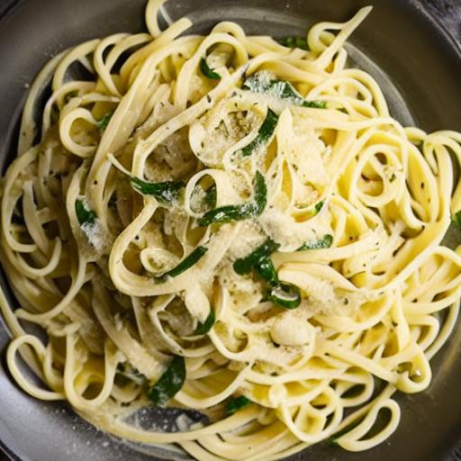 High-Protein Cauliflower Linguine Alfredo