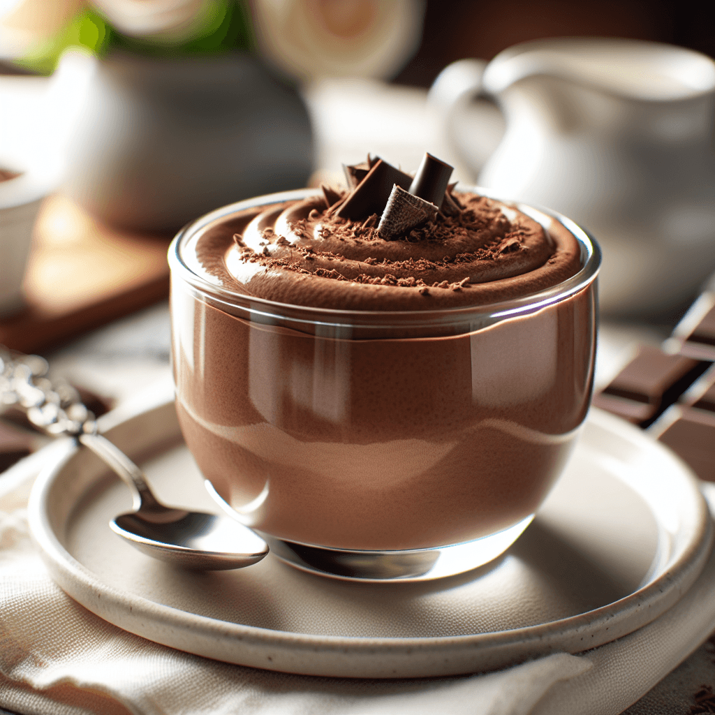 High Protein Low Calorie Keto Chocolate Mousse