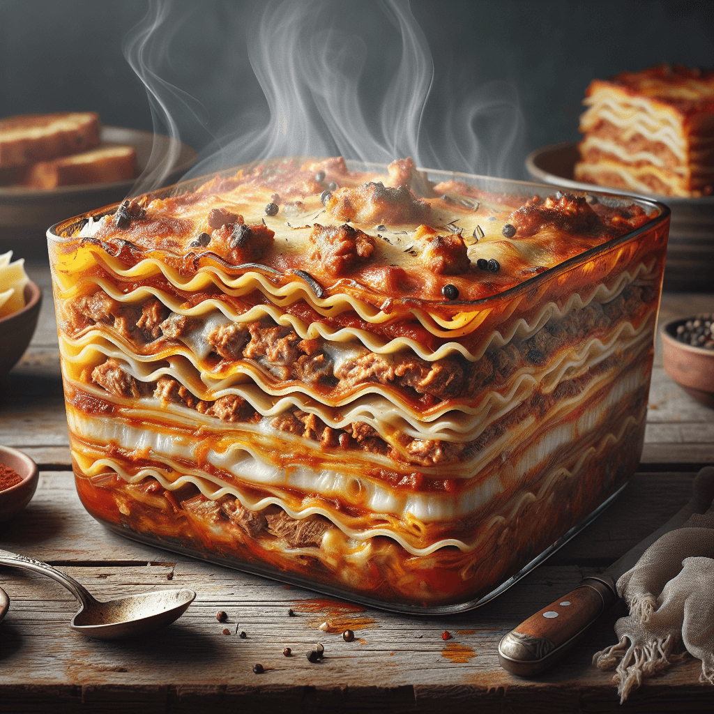 High Protein Meat Lasagna