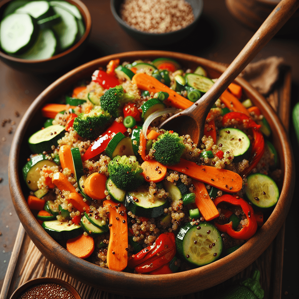 Quinoa Vegetable Stir-Fry