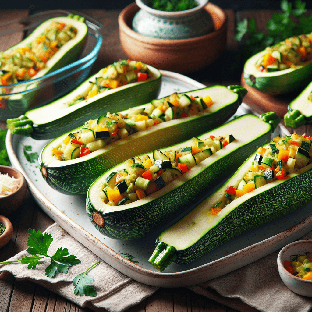 Stuffed Zucchini Boats